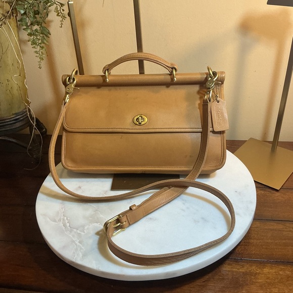 Coach VTG HTF BUTTERSCOTCH WILLIS CITY Bag - Picture 2 of 16
